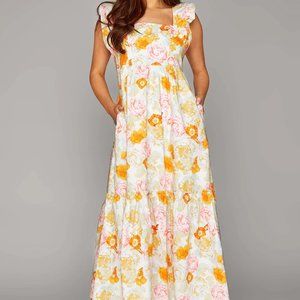 Buddy Love Anastasia Creamsicle Midi Dress